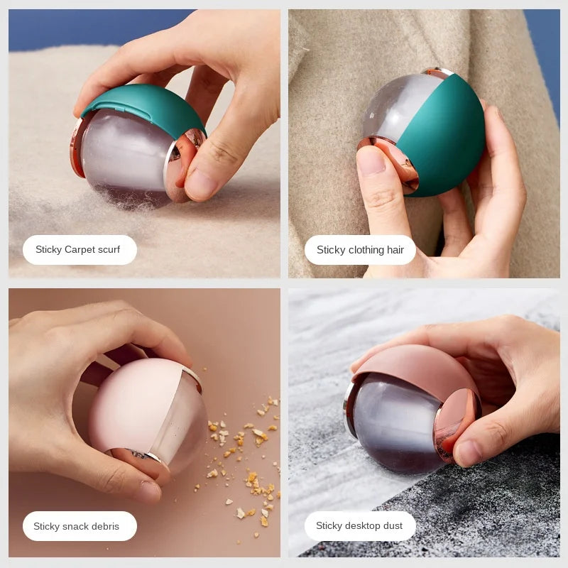 Lint Roller Hair Remover Ball Reusable Gel Lint Roller For Pet Hair Upgrading Reusable Lint Rollers Washable Sticky Roller Ball