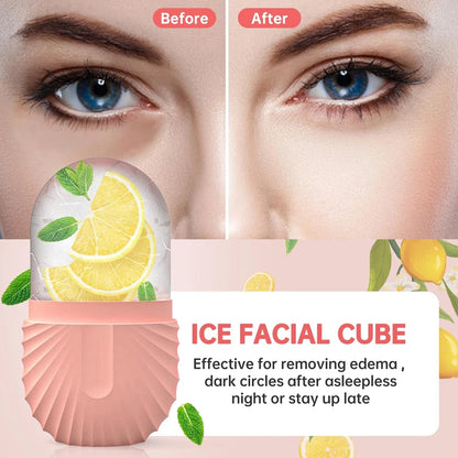 Ice Facial Roller Skin Care Beauty Lifting Contouring Tools Ice Cube Trays Ice Globe Balls Face Treatment Skin Care Tool