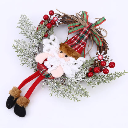 Christmas Wreath Artificial Dead Branches Garlands Hanging Floral Foliage Garland for New Year Xmas Navidad Decoration Ornaments