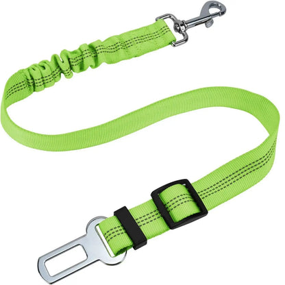 Dog Safety Leash Adjustable Retractable Cushioning Elastic Pet Leash Car Seat Seat Belt Safety Rope Tug Rope