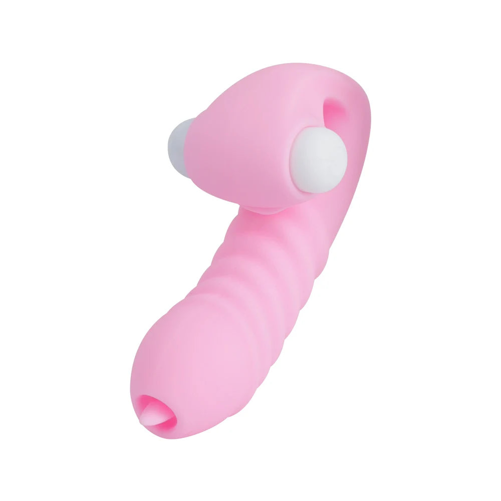 Finger Sleeve Vibrator Female Masturbator Clit Stimulate Tongue Licking Massager Erotic Exotic Accessories Sex Toys For Women 18