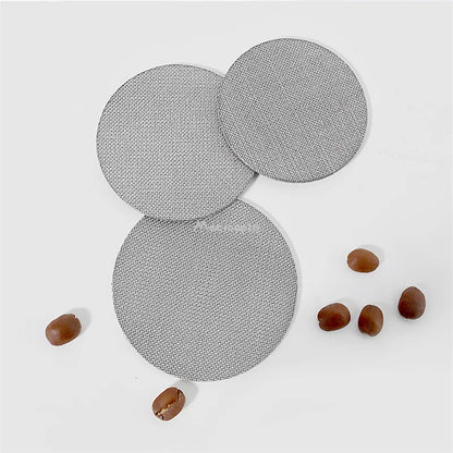 51/53/58mm Reusable Coffee Filter Screen Heat Resistant Mesh Portafilter Barista Coffee Making Puck Screen for Espresso Machine