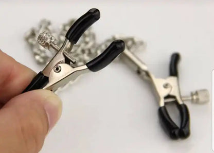 Nipple Clamp with Chain Nipple Clips BDSM toy Kink Fetish Erotic wear Body Clamps Bondage nipple clamp