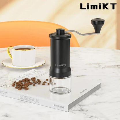 LimiKT Hand-Cranked Coffee Machine Home Small Manual Grinder Hand-Cranked Bean Grinder Coffee Bean Grinder