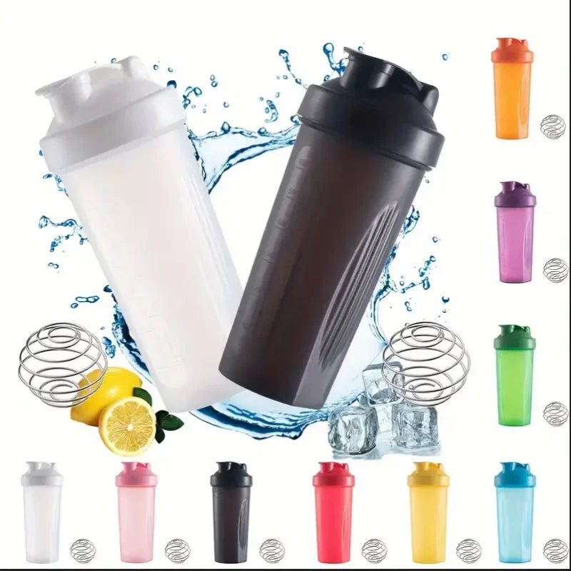 Shaker Bottles Sport Water Cups Whey Protein Powder Mixer Bottle Fitness Gym Shaker Outdoor Portable Plastic Drink Cup