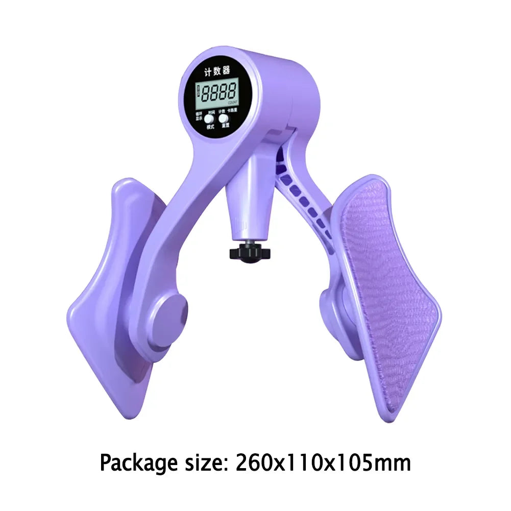 Digital Counter Hip Trainer Leg Trainers Pelvic Floor Muscle Strength Adjustable Leg Exerciser Inner Thigh  Fitness Equipment