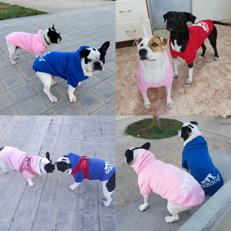 Winter Pet Dog Clothes Dogs Hoodies Fleece Warm Sweatshirt Small Medium Large Dogs Jacket Clothing Pet Costume Dogs Clothes