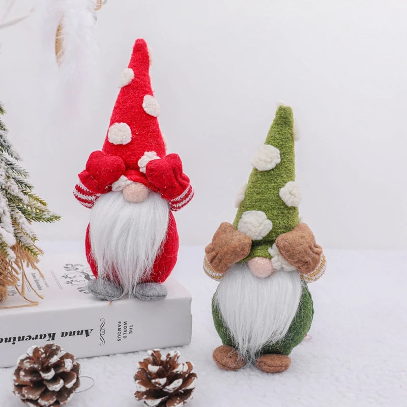 Santa Claus Doll Christmas Decorations Home Decor Table Elk Doll Christmas Ornaments Xmas Gifts