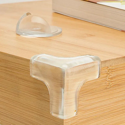 Baby Safety Silicone Table Corner Protector Furniture Edge Protection Cover Transparent Children Anti Collision Edge Guards