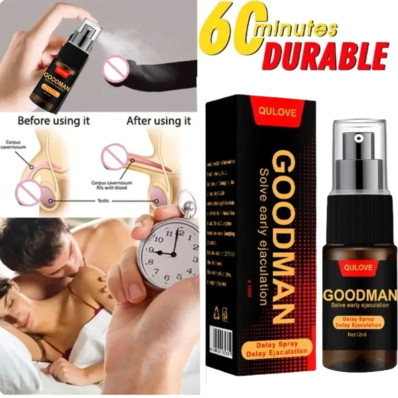 Man Lasting Long 60 Minutes Penis Enlargment Oil Sex Delay Spray Sex for Male External Use Anti Premature Ejaculation Sex Spray