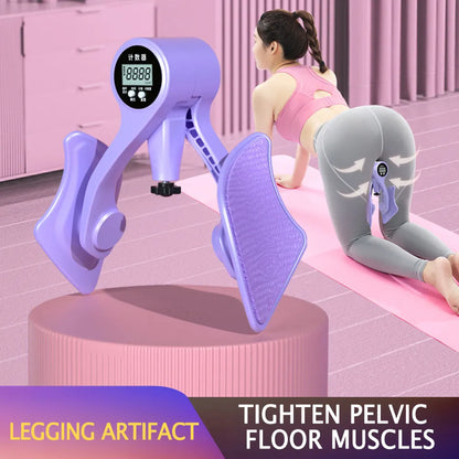 Digital Counter Hip Trainer Leg Trainers Pelvic Floor Muscle Strength Adjustable Leg Exerciser Inner Thigh  Fitness Equipment