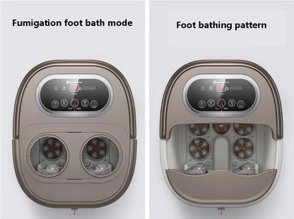 Electric Foot Spa Bath Massager With Heating Kneading Timing Digital Temperature Control Relieve Pressure Relaxation Health Care