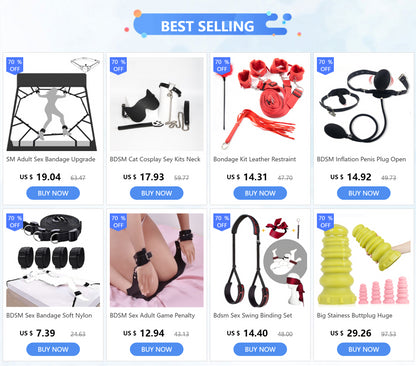 Sex Swing Sex Furniture Luxurious Soft Material Fetish Bandage Soft Door Erotic Sex Toys for Couple Women Bondage Cha Restraints