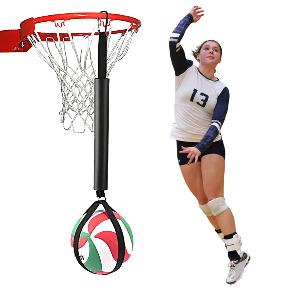 Volleyball Spike Trainer Volleyball Attack Trainer with Adjustable Belt Wear Resistant Indoor Outdoor Train Supplies