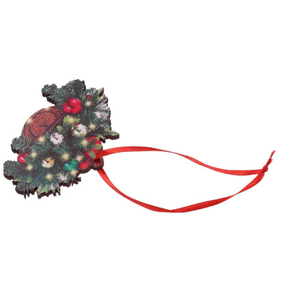 Christmas Holiday Art Wreath Decorative Simulation Door Wreath Christmas Decorations for Window Christmas Pendant