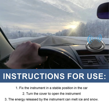 Electromagnetic Deicing Instrument Ice Melting Snow Removal Car Interior Antifreeze Device Winter Truck Anti-snow Accessories