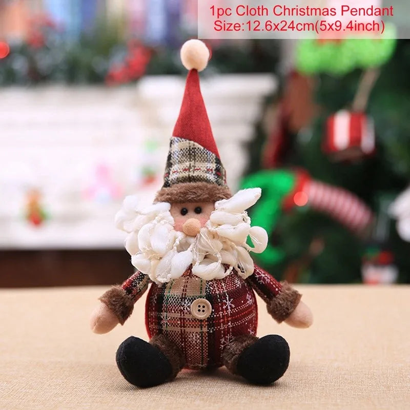 Christmas Doll Decorations For Home Christmas Ornament