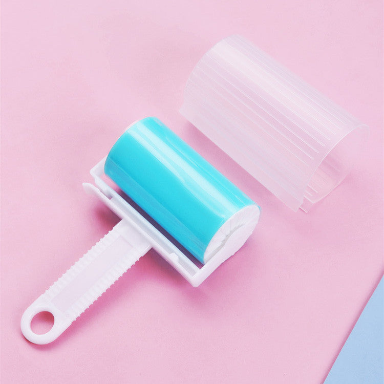 Washable Clothes Hair Sticky Roller Reusable Portable Home Clean Pet Hair Remover Sticky Roller Carpet Bed Sofa Dust Collector