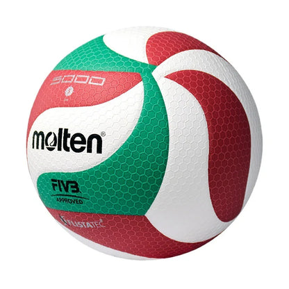 Original Molten V5M5000 Volleyball Standard Size 5 PU Ball for Students Adult and Teenager Competition Training Outdoor Indoor