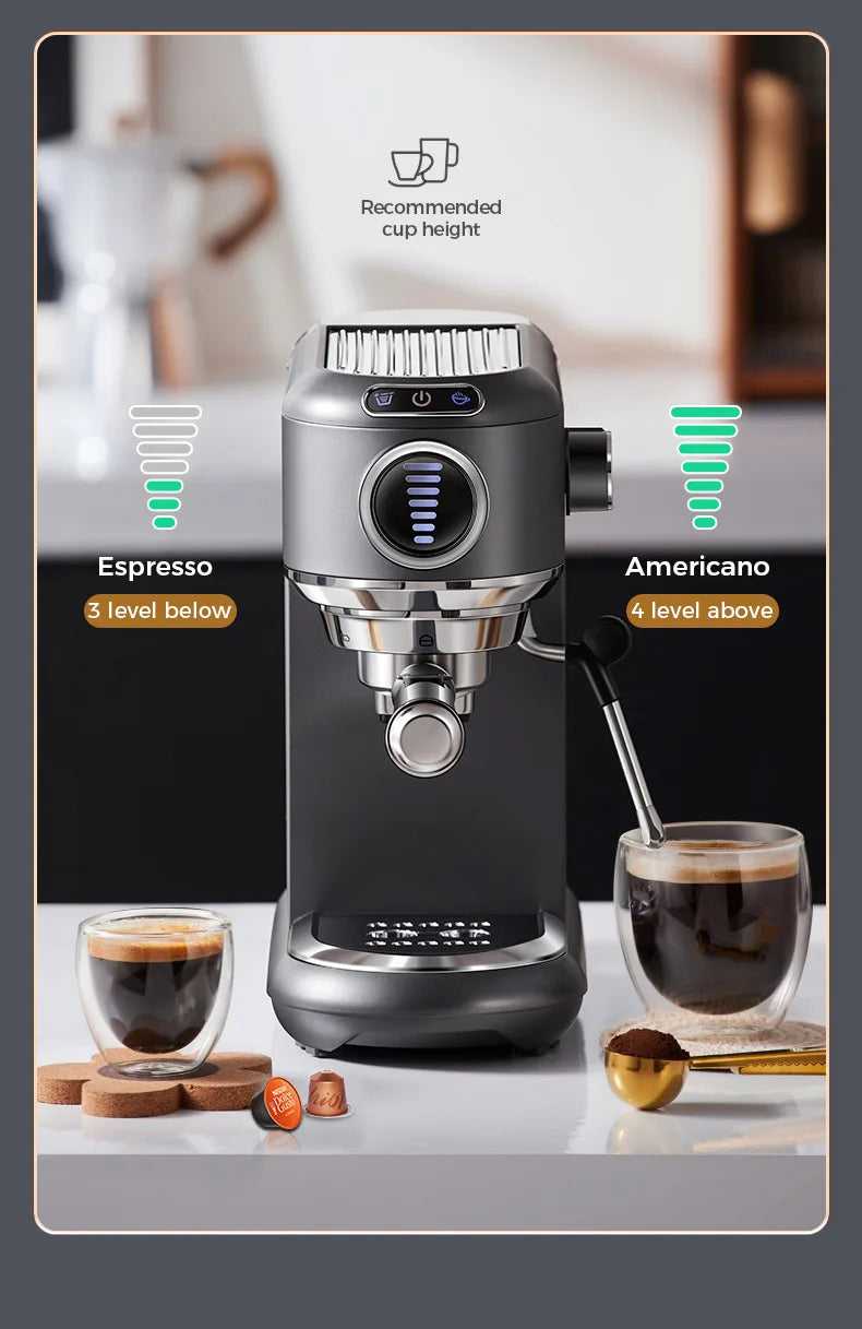 Cafelffe  4-in-1 Coffee Maker Hot/Cold Dolce gusto nespresso machine ESE Pod Ground Cappuccino Espresso Coffee Machine cafetera