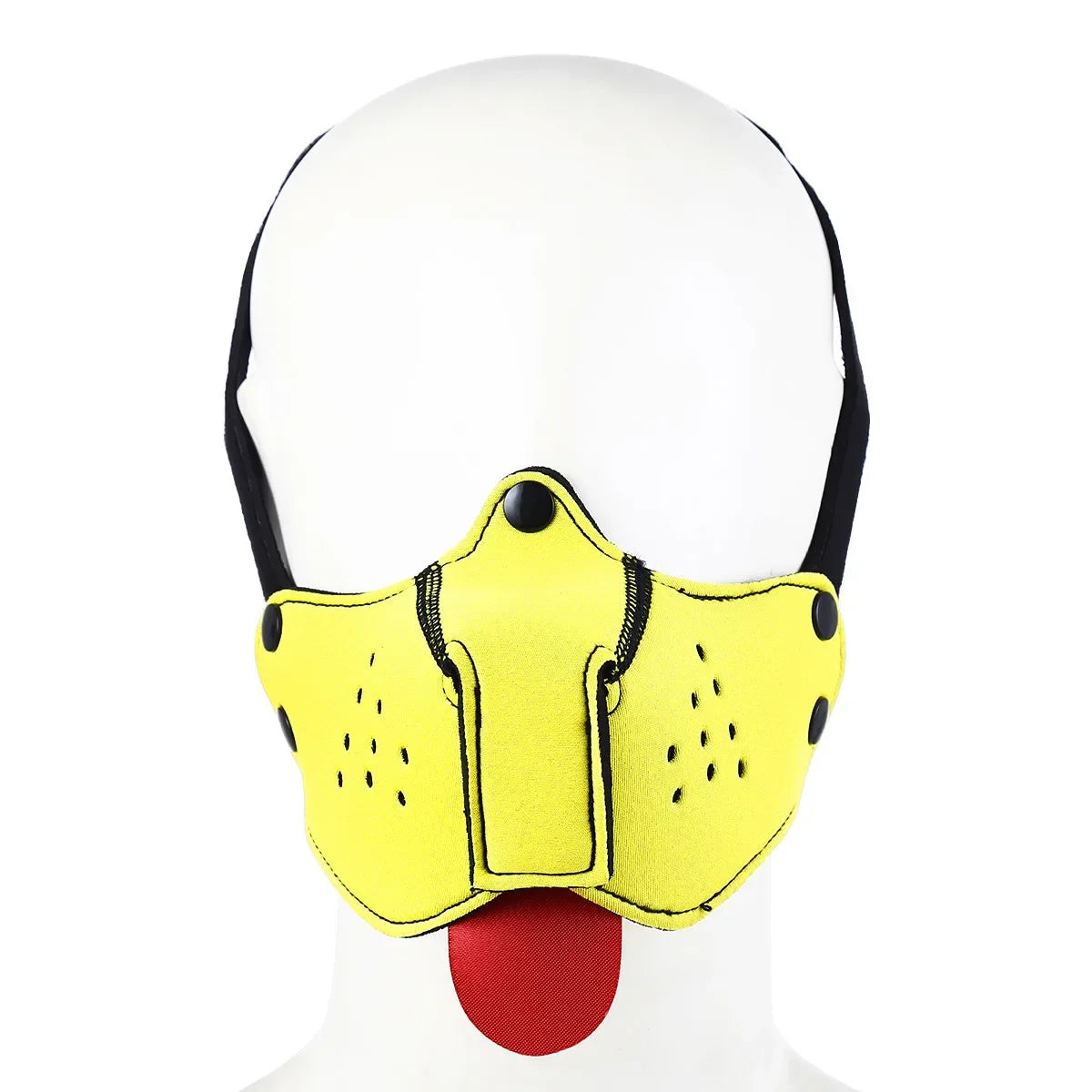 Detachable Mouth Gag Hood, Puppy Play Mask, BDSM Bondage Fetish Toys for Women Men