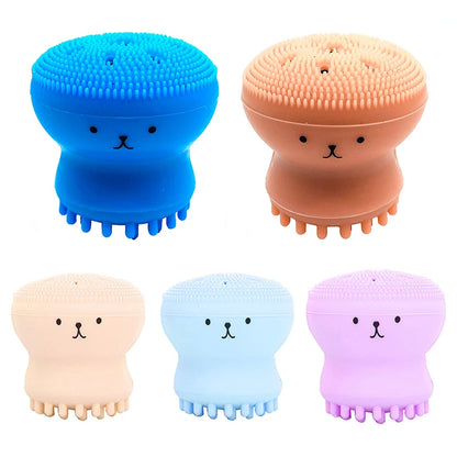 Silicone Face Cleansing Brush Facial Deep Pore Skin Care Scrub Cleanser Tool New Mini Beauty Soft Deep Cleaning Exfoliator Tool