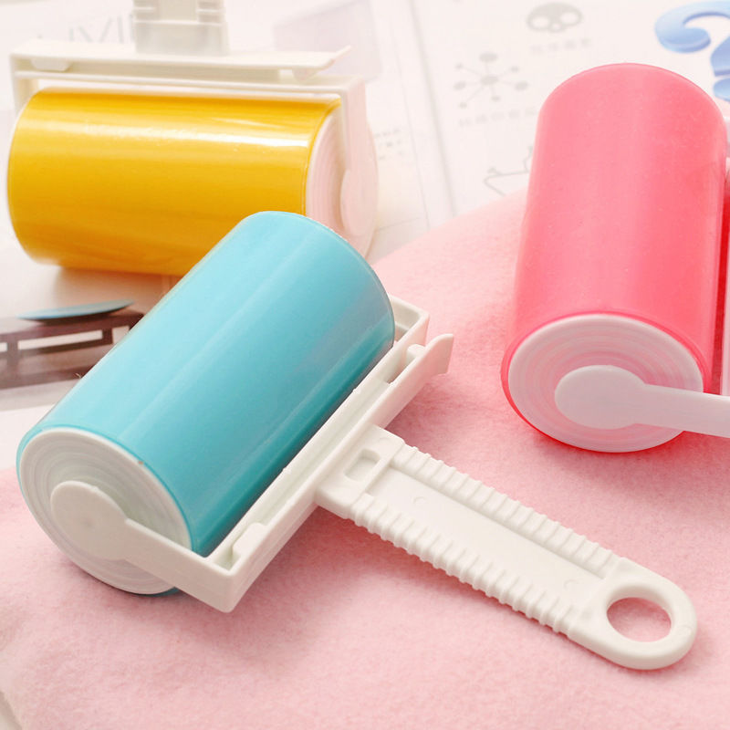 Washable Clothes Hair Sticky Roller Reusable Portable Home Clean Pet Hair Remover Sticky Roller Carpet Bed Sofa Dust Collector