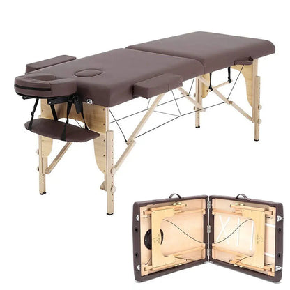 83''/84'' 2 Section Portable Massage Table Professional Facial Bed  Esthetician Lash Beds Ergonomic Folding - Adjustable Height