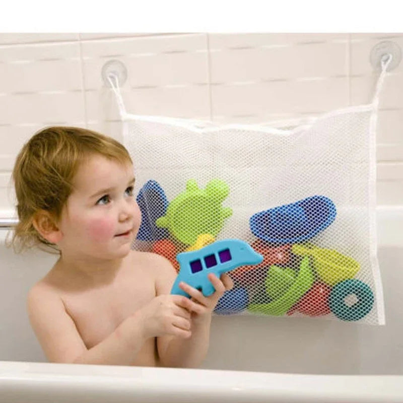 Dinosaur Animal Baby Bath Toys Organizer Kids Tidy Storage Suction Bathroom Bathtub Doll Hanging Bag Basket Mesh Bag Water Toys