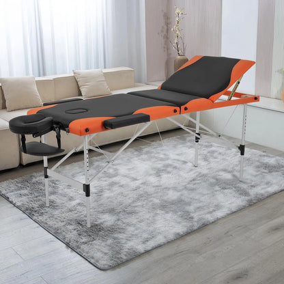 83''/84'' 2 Section Portable Massage Table Professional Facial Bed  Esthetician Lash Beds Ergonomic Folding - Adjustable Height