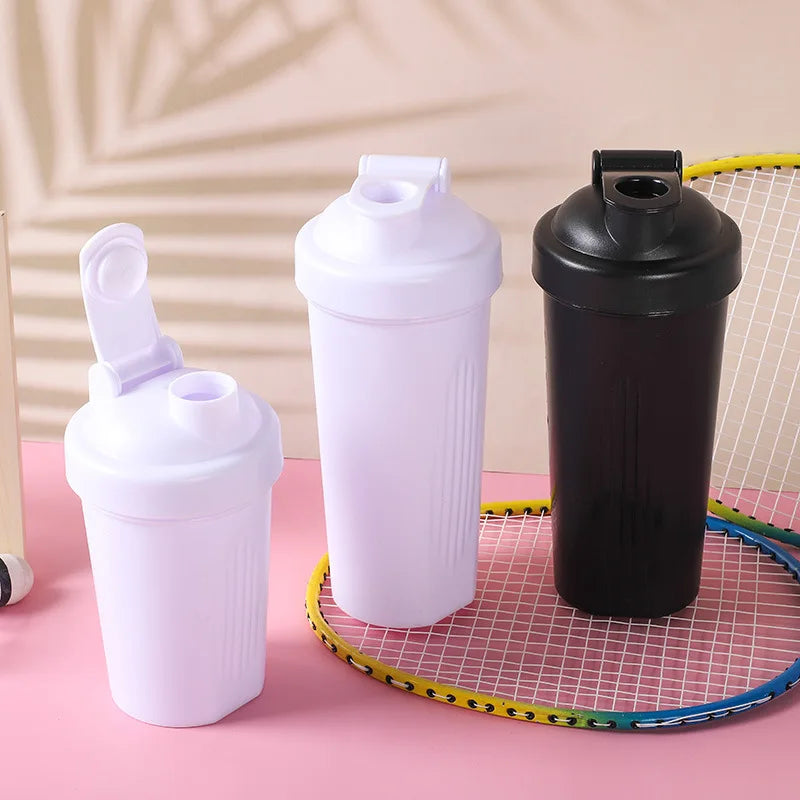 Shaker Bottles Sport Water Cups Whey Protein Powder Mixer Bottle Fitness Gym Shaker Outdoor Portable Plastic Drink Cup