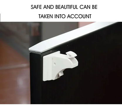 Keep Your Kids Safe with Magnetic Children's Lock: Ideal Drawer & Cabinet Door Safety For Babies, Toddlers & Children