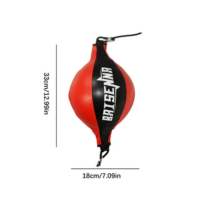 Boxing Punching Ball Quality Leather Training Hangings Swivel Speedball Exercise Fitness Balls Home Sports Gym Speed Bag Bounce