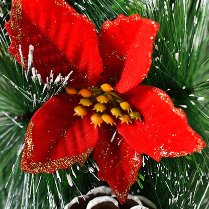 Artificial Flower Wreaths for Christmas with Bows Pinecone Red Berry for Front Door, Window Fireplace Farmhouse Decorations