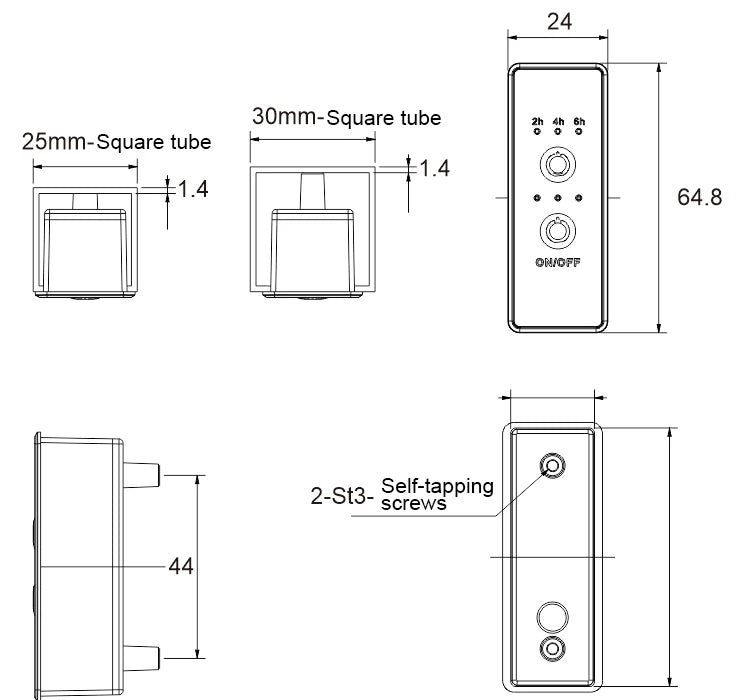 Bath Towel Rack Dryer Electric Thermostat Heater for Bathroom Towel Rail Bathroom Accessories