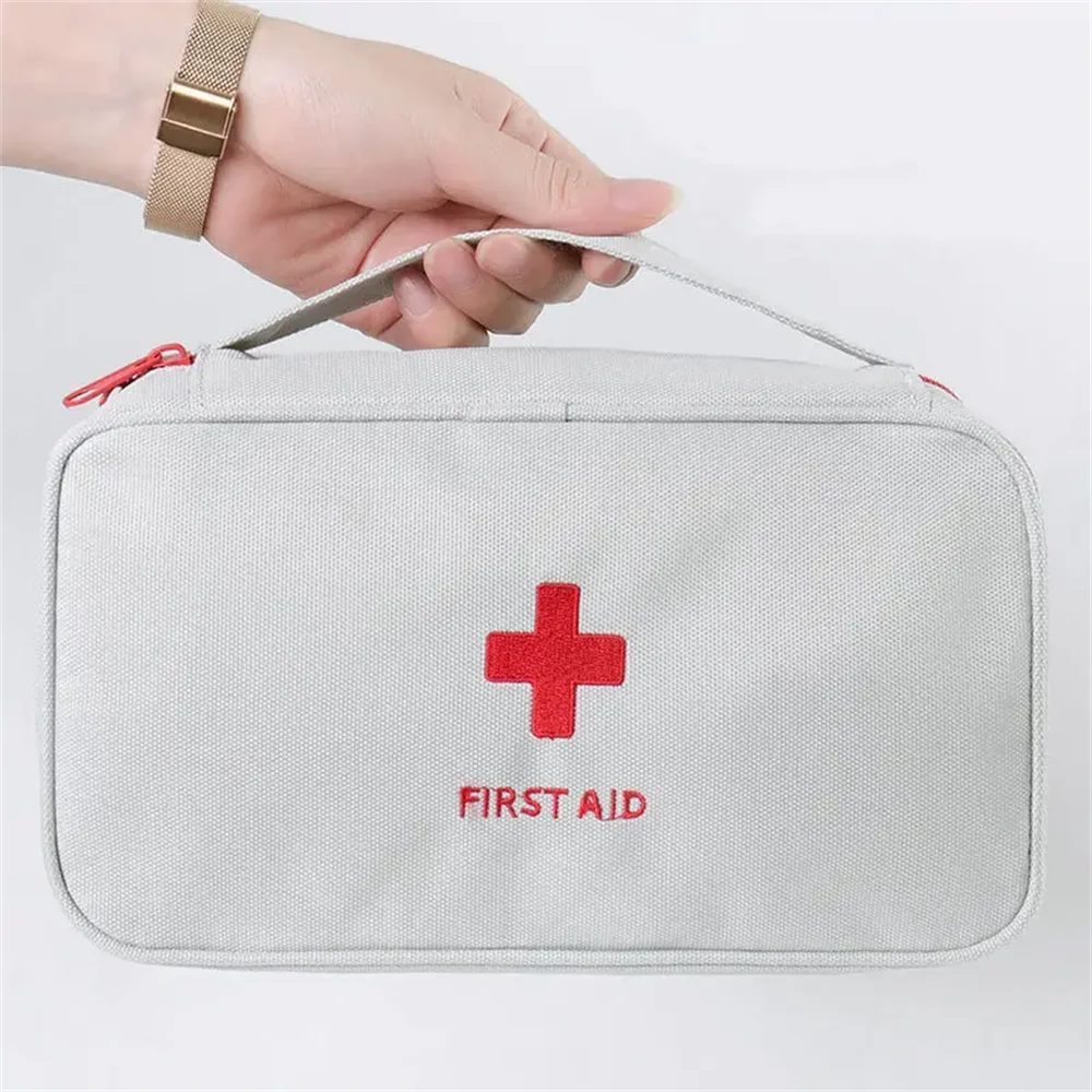 First Aid Kit Emergency Survival Bag Handbag Durable Trauma Bag Compact Rescue Tote Bag Portable Medicine Storage Bag