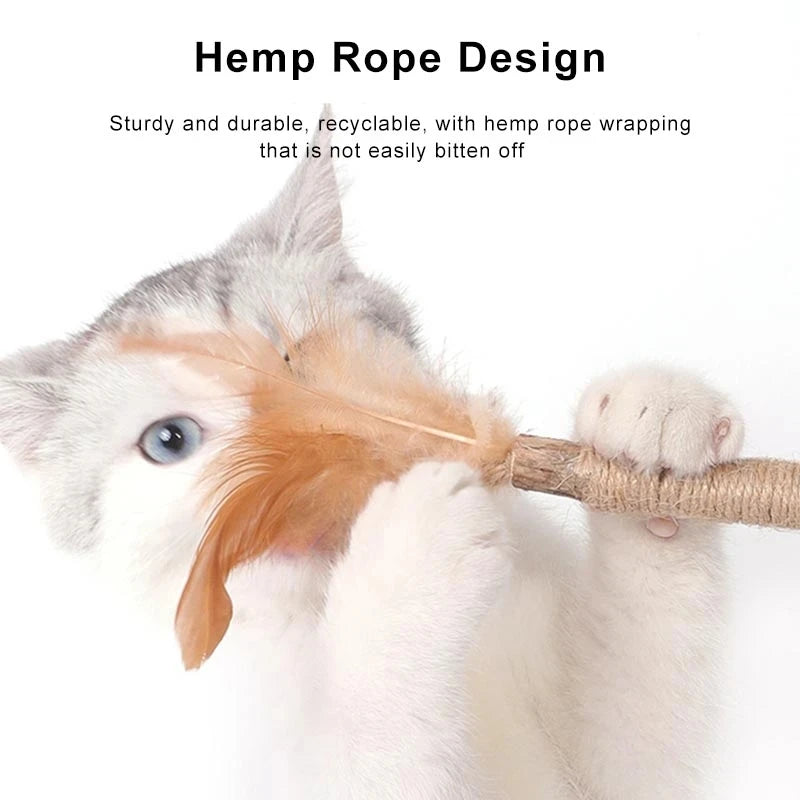 1 Pc Cat Toys Silvervine Chew Stick Polygonum Kitty Raffia Grass Pet Supplies Cleaning Teeth Stick Pet Bite Cat Toy Hemp Rope