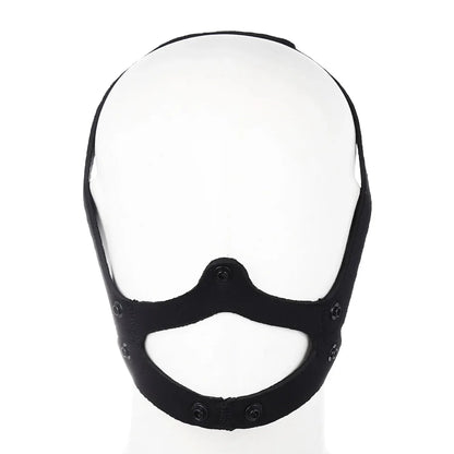 Detachable Mouth Gag Hood, Puppy Play Mask, BDSM Bondage Fetish Toys for Women Men