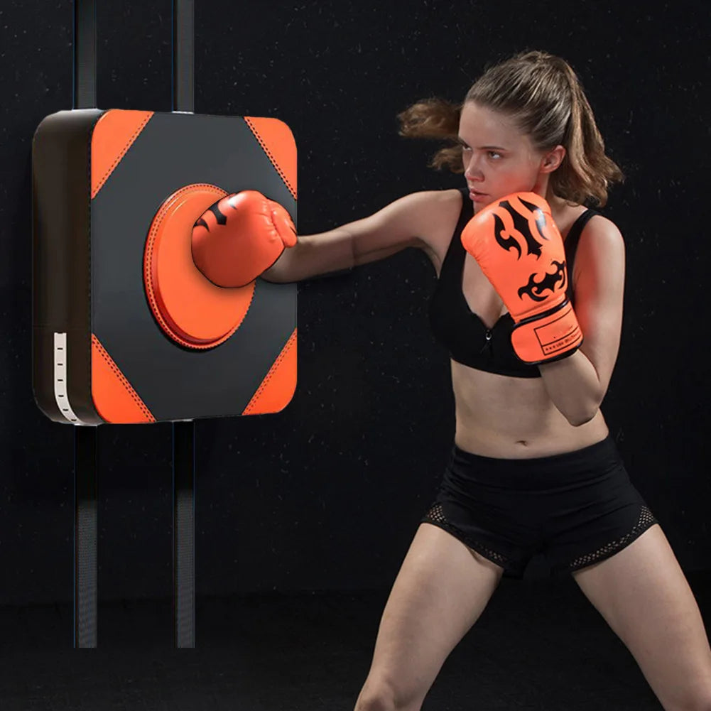 Wall Punching Pad For Boxing Wall Focus Target Foam Boxing Fighter Fitness Wall Punch Bag Height Adjustable Leather And High