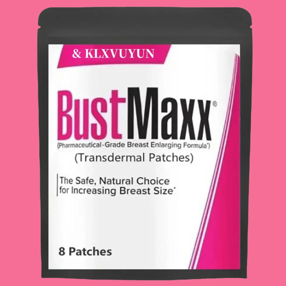 Bustmaxx Clinical Strength Breast Augmentation Supplement, Transdermal Patches Produced In The Usa, Safe And Effective