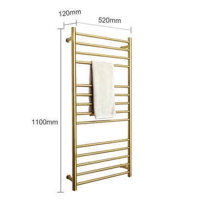 Electric Bath Towel Rack Heating Electric Towel Holder Electric Towel Heater Rack 110CM*52CM, Hidden/Exposed Installation,