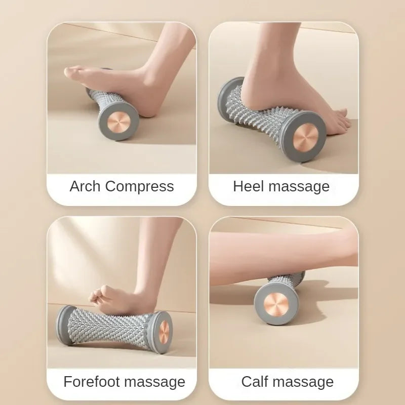 Foot Massager Massage Roller Yoga Massage Ball Plantar Fascia Roller Muscle Relaxation Care Plastic Manual Foot Massager