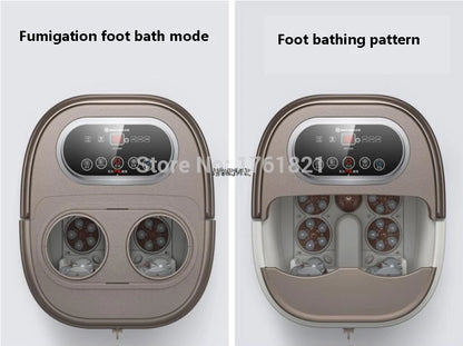 Electric Foot Spa Bath Massager With Heating Kneading Timing Digital Temperature Control Relieve Pressure Relaxation Health Care