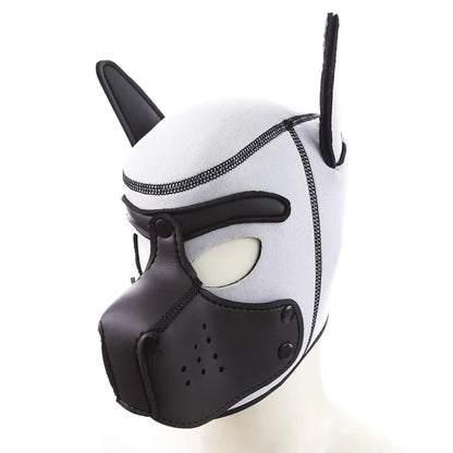 Detachable Mouth Gag Hood, Puppy Play Mask, BDSM Bondage Fetish Toys for Women Men