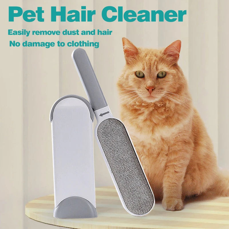 Magic Clothes Lint Remover Reusable Pet Cat Hair Fur Roller Brush Reusable Static Dusting Cleaning Brushes Manual Cleaner Tool