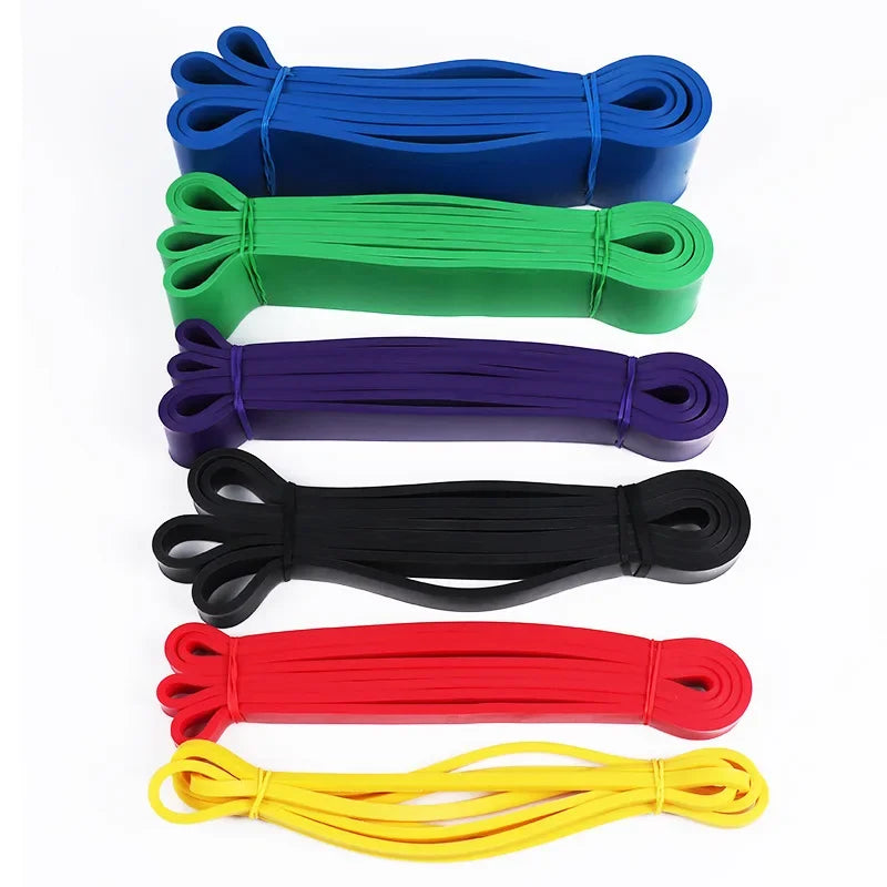 Tough Latex Resistance Band Elastic Exercise Strength Pull-Ups Auxiliary Band Pilates Gym Fitness Equipment Strengthening Train