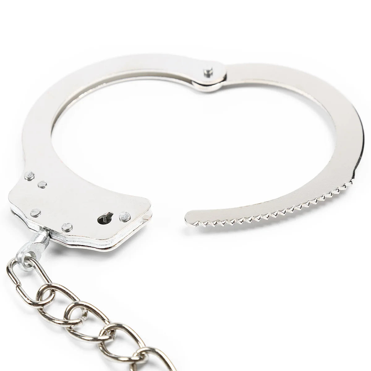 Stainless Steel Handcuffs BDSM Bondage Set Adjustable Metal Ankle Cuffs Chain Fetish Restraints Sex Toys For Couples