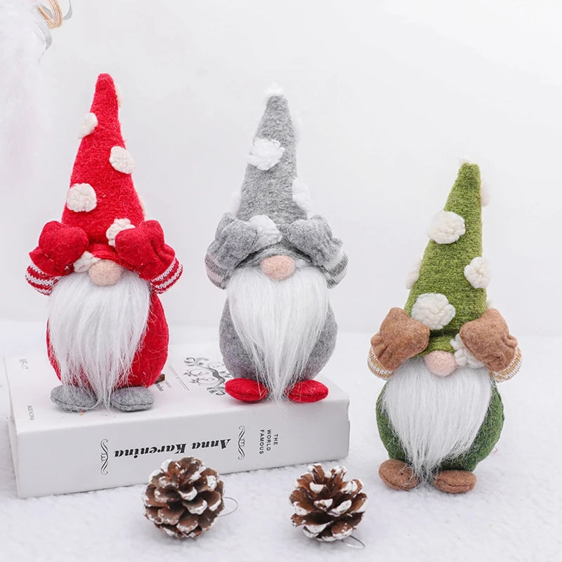 Santa Claus Doll Christmas Decorations Home Decor Table Elk Doll Christmas Ornaments Xmas Gifts