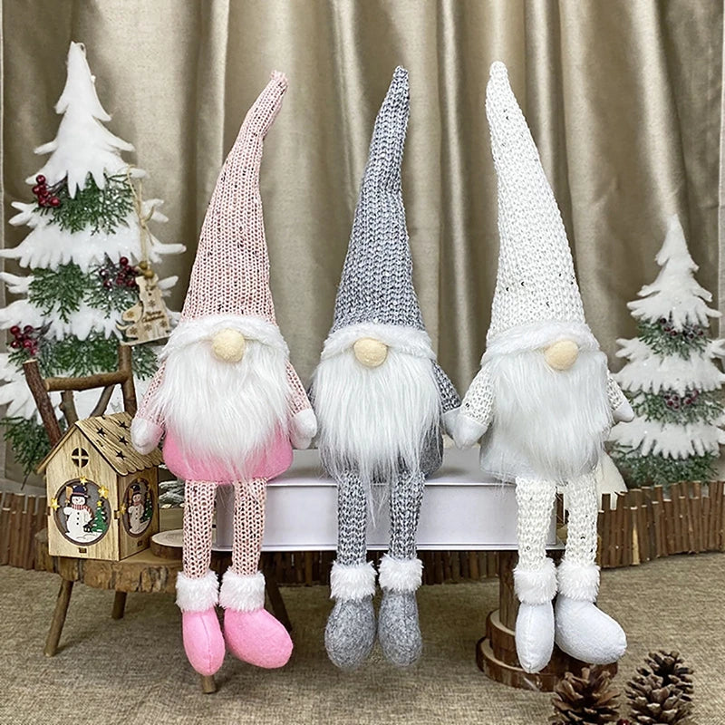 Santa Claus Doll Christmas Decorations Home Decor Table Elk Doll Christmas Ornaments Xmas Gifts