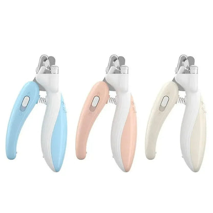 Pet Nail Clippers Dog Cat Nail Trimmer Labor-Saving Nail Clipper Convenient LED Electric Nail Grinder Dog Grooming Pet Scissors